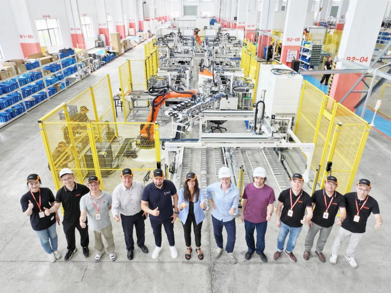 Zhongke Motong's soft pack power battery module assembly line is about to be shipped overseas to support the development of intelligent manufacturing through collaborative innovation
